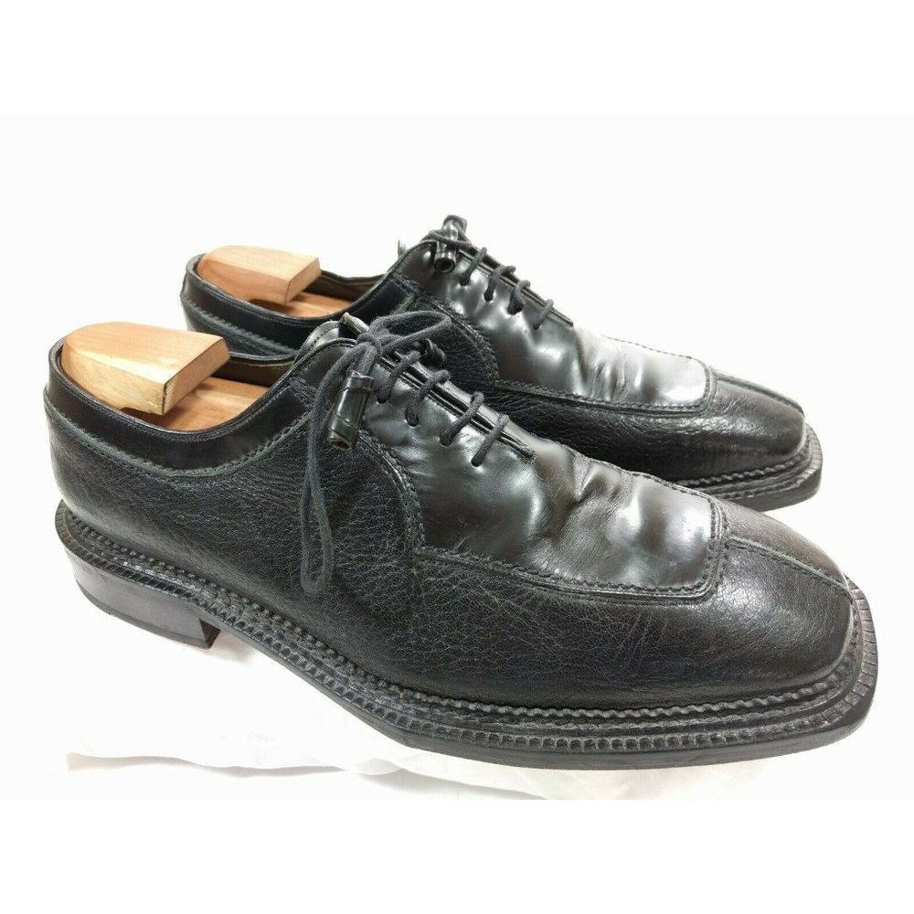 Mezlan Cappella Black Split Toe Oxford 10.5 Men’s